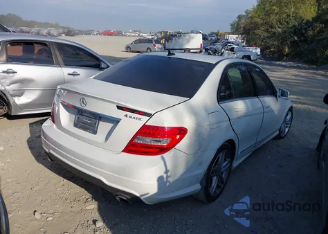 2012 Mercedes-Benz C 300 Sport 4Matic from USA, damaged, VIN WDDGF8BB5CR230133